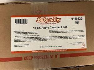 B. 6x 18oz Apple Carmel Loaf-Ready To Bake