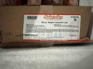 B. 6x 18oz Apple Carmel Loaf-Ready To Bake
