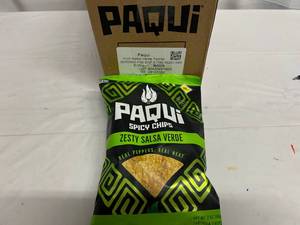 JJ. 6x 2oz Paqui Zesty Salsa Verde Chips
