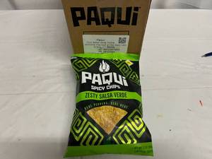 JJ. 6x 2oz Paqui Zesty Salsa Verde Chips