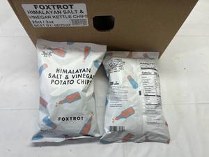 S. 25x 2oz Himalayan Salt & Vinegar Potato Chips