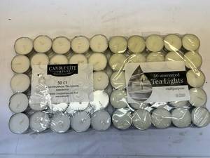 MM. 2x50 Tea Light Candles