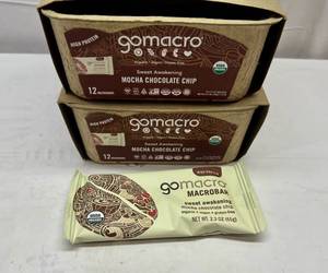 MM. 2x12 GoMacro Mocha Chocolate Chip-Box