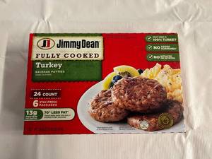 A. 24ct Jimmy Dean Turkey Sausage Patties