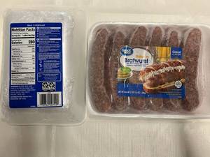 G. 2x 45.6oz Beer n Bratwurst(12per Package)