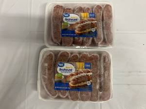 G. 2x 45.6oz Beer n Bratwurst(12per Package)