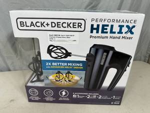 New Black & Decker Performance Helix Premium Hand Mixer