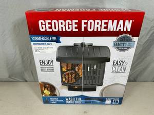 New George Foreman Family Size Submersible Grill