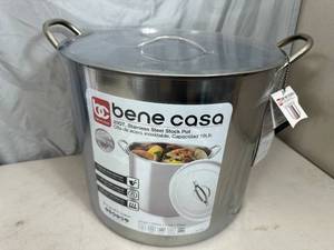 New Bene Casa 20 Quart Stainless Steel Stock Pot