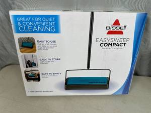 New Bissel Easy Sweep Compact Manual Sweeper
