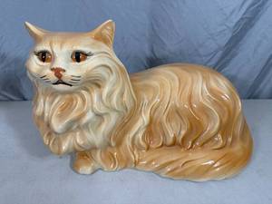 Large Vintage Ceramic Cat