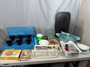 Kitchen Items, Popover Pans, MCM Gravy Dish, and More