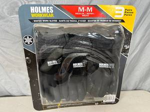3 New Pair of Holmes Workwear Gloves