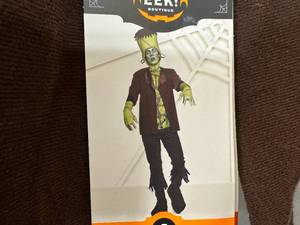 New Adult Lab Monster  Frankenstein Costume -Size Small
