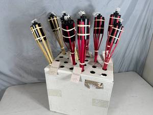 9 New 24 inch Tiki Torches