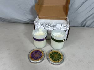 2 New Designer Candles in Gift Box