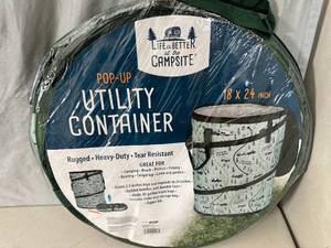 New Pop-Up Utility Container  Trash Can