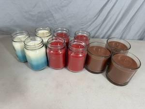 10 New Soy Blend Candles