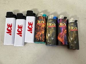 7 New Assorted Lighters
