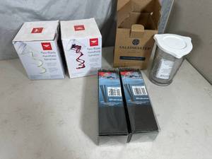 New Saladmaster Measuring Cup, Vegetable Spiralizers, Coffee Straws