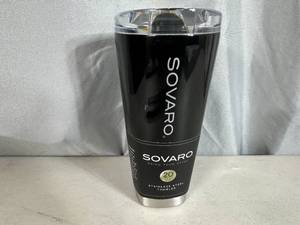 New Sovaro 20 oz Stainless Steel Insulated Tumbler with Lid