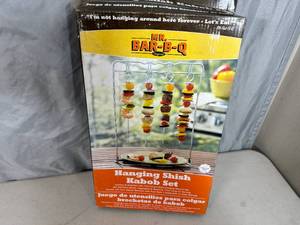New Mr Bar-B-Q Hanging Shish Kabob Set