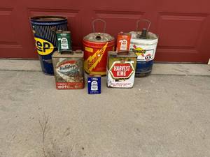 Vintage Gas Can Lot
