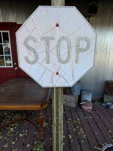 Stop Sign with Post
