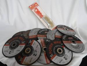 12 NEW POWER MIKE METAL CUTTING  GRINDING WHEELS
