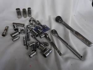 DRIVE RATCHET  SPARK PLUG SOCKETS  AND MORE