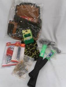 2 NEW HAMMERS  NEW TOOL POUCH