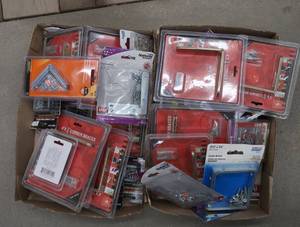 ASSORTED BRACES, BRACKETS, AND HINGES