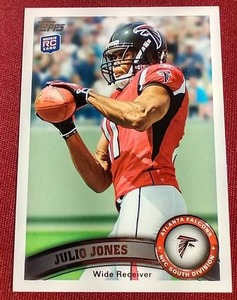 lot 2 image: 2011 Topps Julio Jones Rookie Card