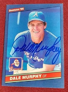 lot 10 image: Dale Murphy Autographed (In Person) Card