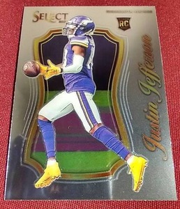lot 17 image: 2020 Select Justin Jefferson Rookie Card