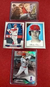 lot 23 image: (4) Shohei Ohtani Cards