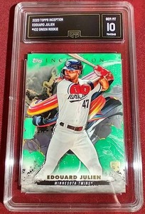 lot 26 image: 2023 Topps Inception Edouard Julien Green Rookie - GMA 10