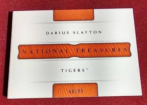 lot 40 image: National Treasures Darius Slayton RPA Booklet #d95