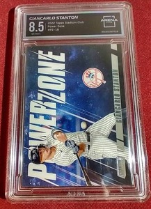 lot 53 image: 2022 Stadium Club Giancarlo Stanton Card - Arena 8.5