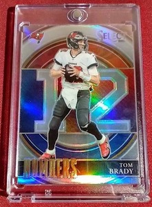 lot 57 image: 2021 Select Tom Brady Prizm Card