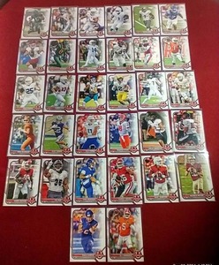 lot 60 image: (32) 2022 Football 1st Bowman Cards - Some Big Names