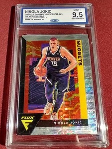 lot 63 image: 2020-21 Flux Nikola Jokic Silver Pulsar Prizm - CCG 9.5