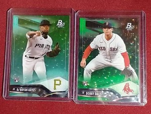 lot 67 image: (2) #d Bowman Platinum Shimmer Rookie Cards
