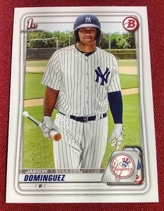 lot 83 image: 2020 Jasson Dominguez 1st Bowman Card