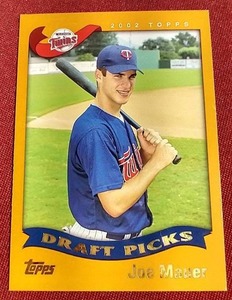 lot 101 image: 2002 Topps Joe Mauer Rookie Card