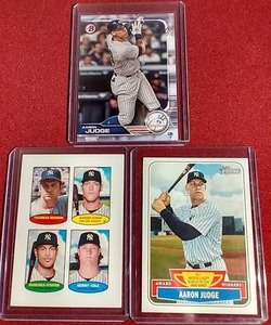 lot 120 image: (3) Aaron Judge Cards