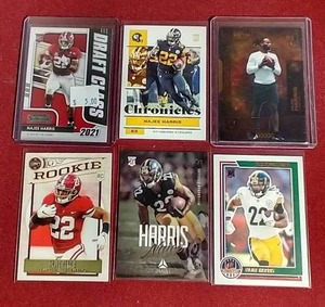 lot 123 image: (6) Najee Harris Rookie Cards