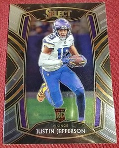 lot 143 image: 2020 Select Justin Jefferson Club Level Rookie Card