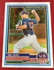lot 156 image: 2023 USA Baseball Paul Skenes Card