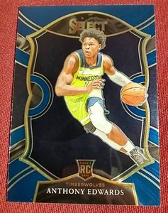 lot 160 image: 2020-21 Select Anthony Edwards Rookie Card